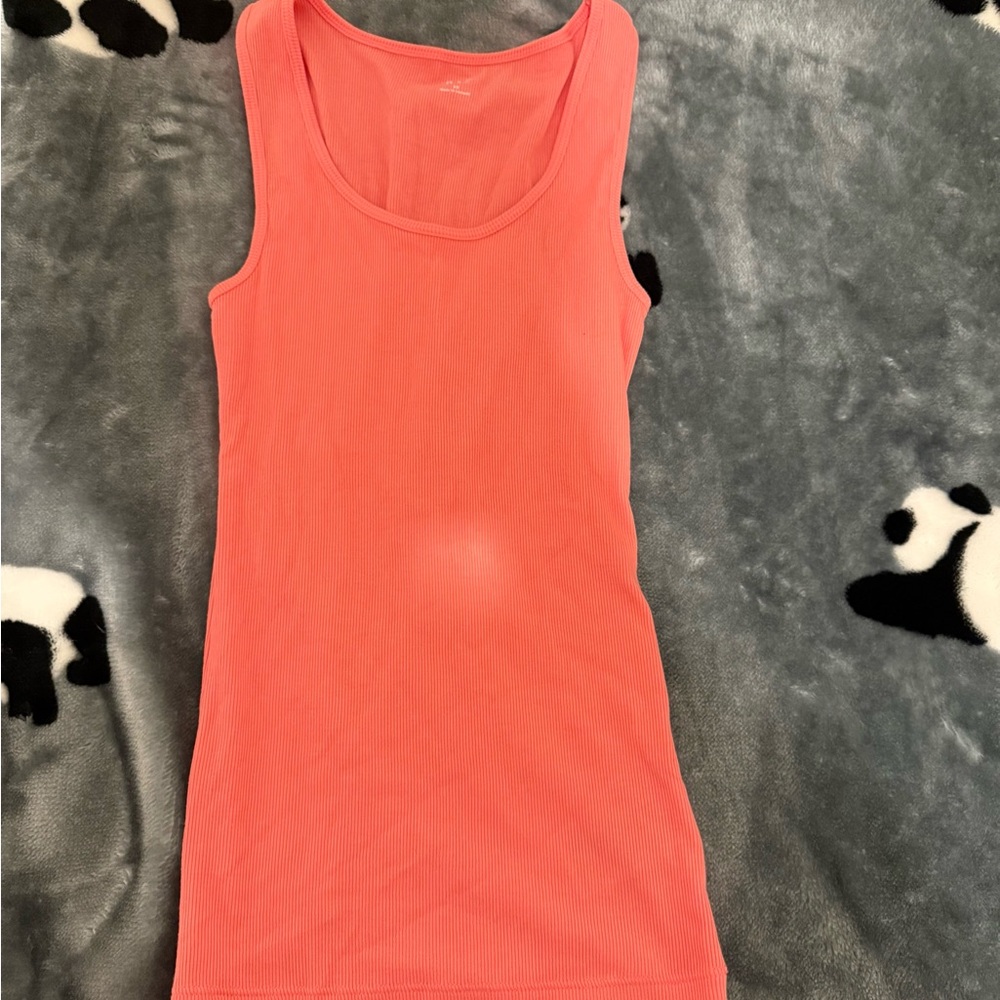GAP Pink Fitted Tank Top